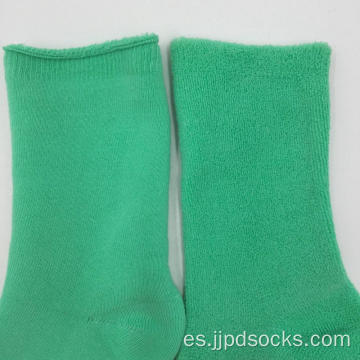 Calcetines de algodón de bucle de mujeres populares